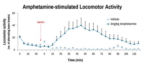 Behavior_Amphetamine LMA graph