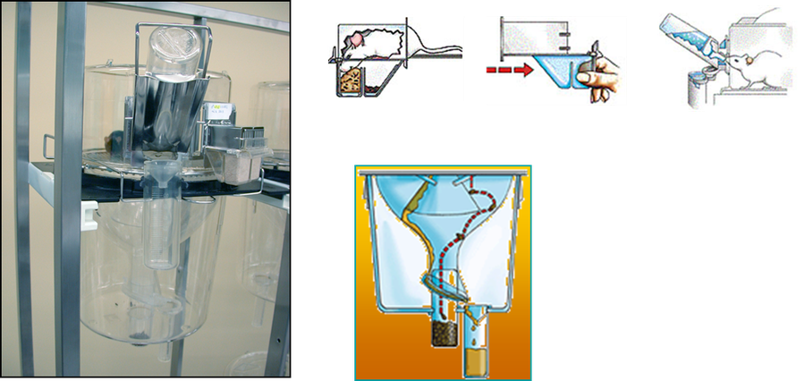 Metabo_Metabolic cages Equipment picture and scheme